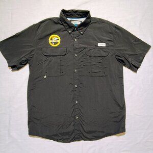 Magellan Outdoors Men's Large Fish Gear Short Sleeve Button‎ Down Shirt NWOT